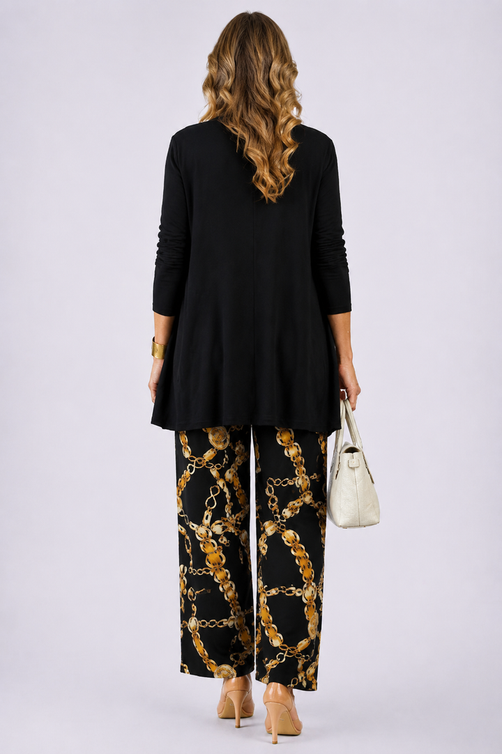 Judith | Dreiteiliges Set in Schwarz