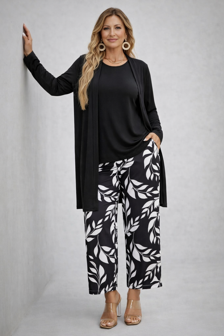 Ellen | Dreiteiliges Set in Schwarz