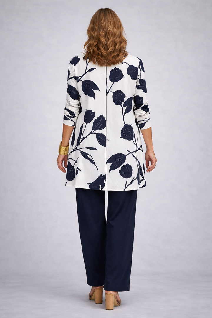 Evelien | Dreiteiliges Set in Blau