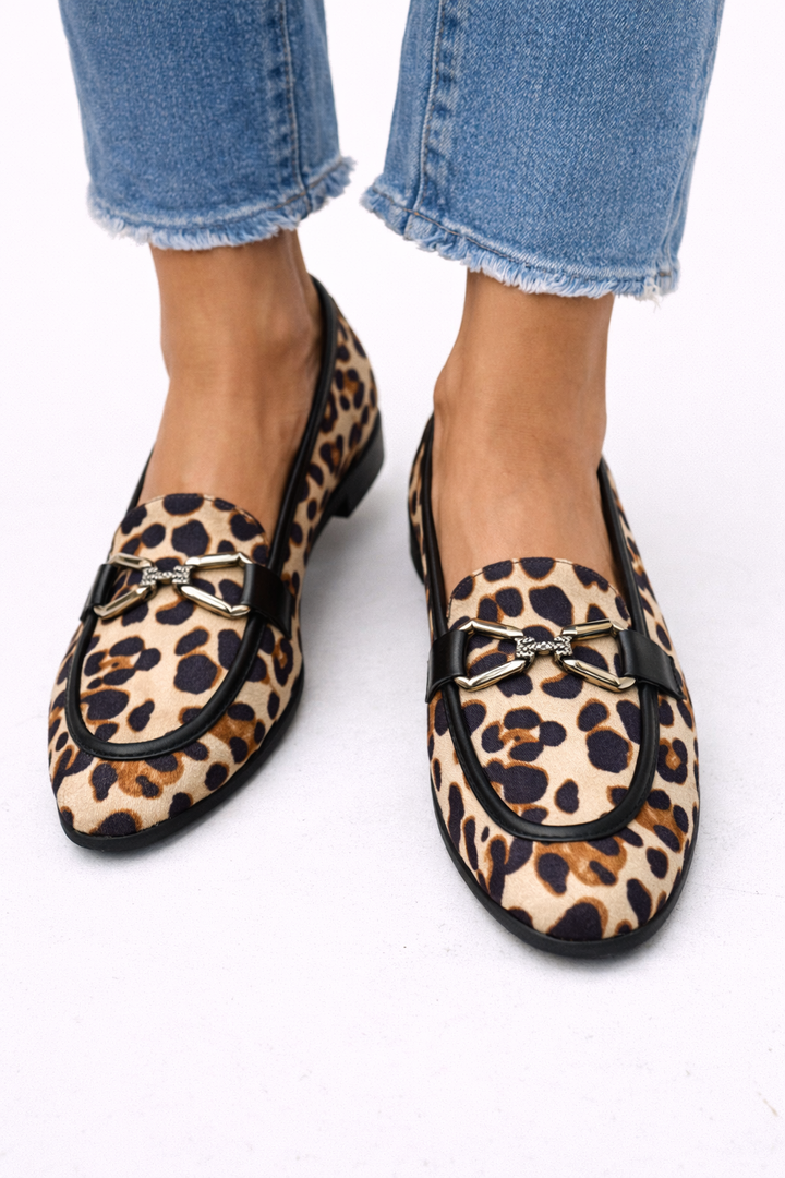 Genf - Moderne Leoparden Mokassin