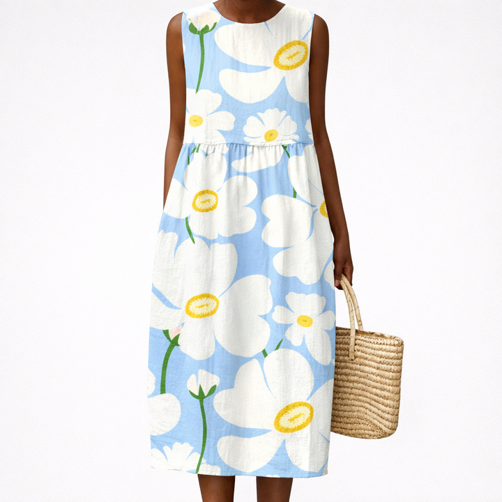Loïc - Bequeme Sommerkleid ohne Ärmel