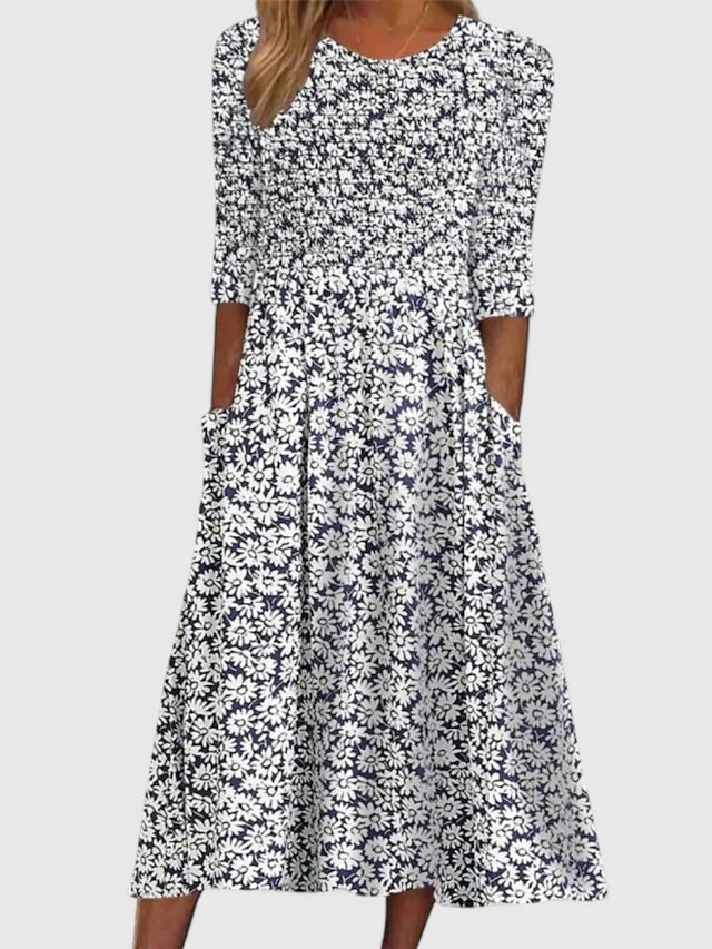 Lena | Elegantes Midi Kleid