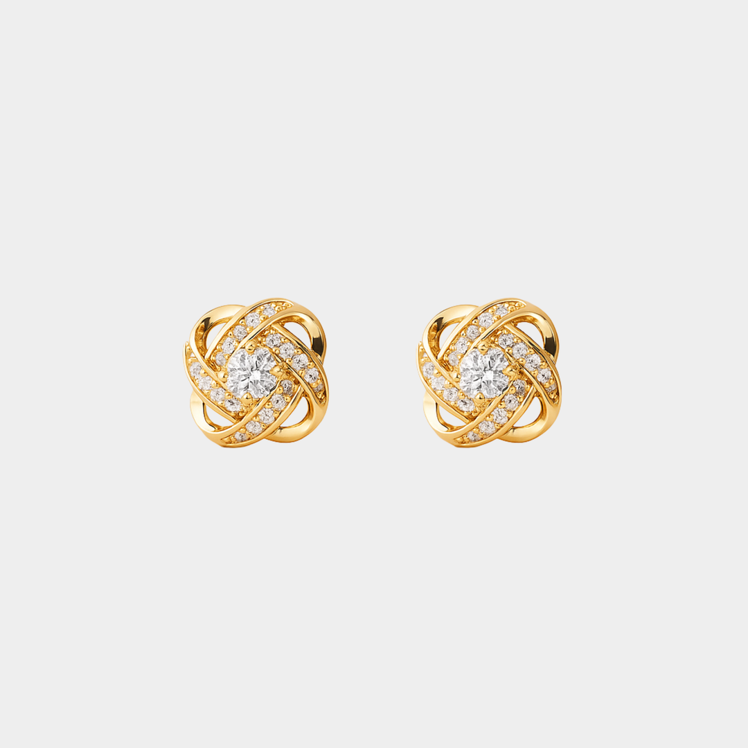 Valentine – Elegante goldene Ohrringe.