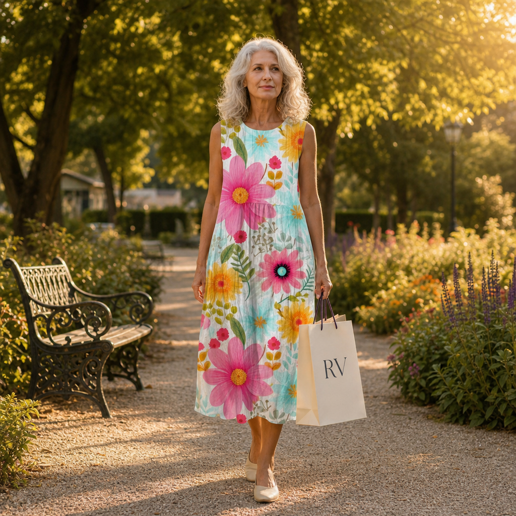 Pia - Fließendes und komfortables Kleid