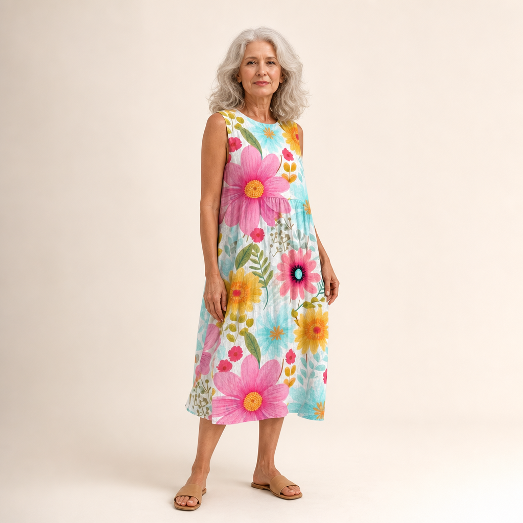Pia - Fließendes und komfortables Kleid