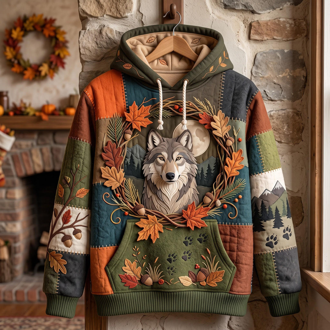 Pia | Kapuzenpullover Waldwolf