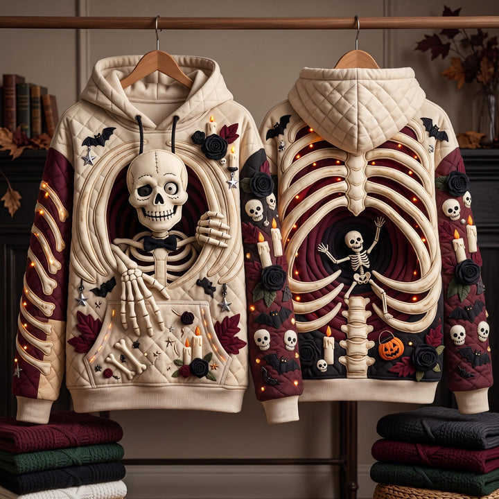 Dana | Kapuzensweatshirt mit Totenkopf