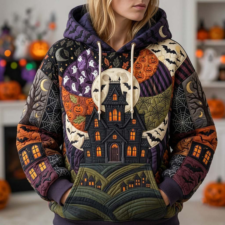Luise | Kapuzenpullover Mystisches Patchwork