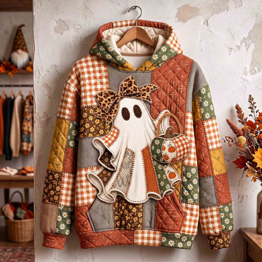 Olga | Sweatshirt mit Geistern und Kürbissen
