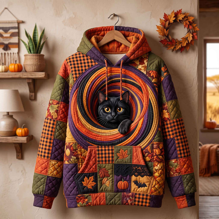 Hilke | Sweatshirt Nordische Katze im Herbst