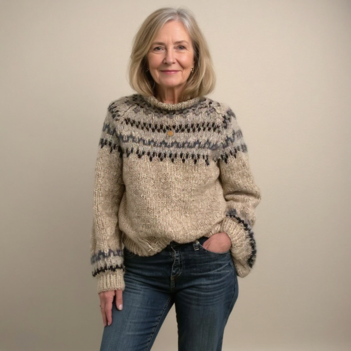 Sieglinde | Vintage-Strickpullover