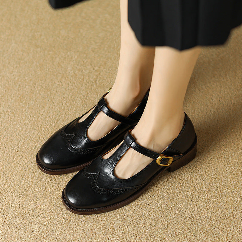 Truus | Mary Jane T Bar Schuhe