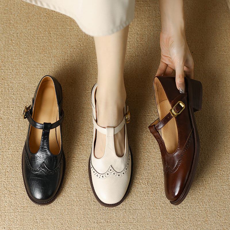Truus | Mary Jane T Bar Schuhe