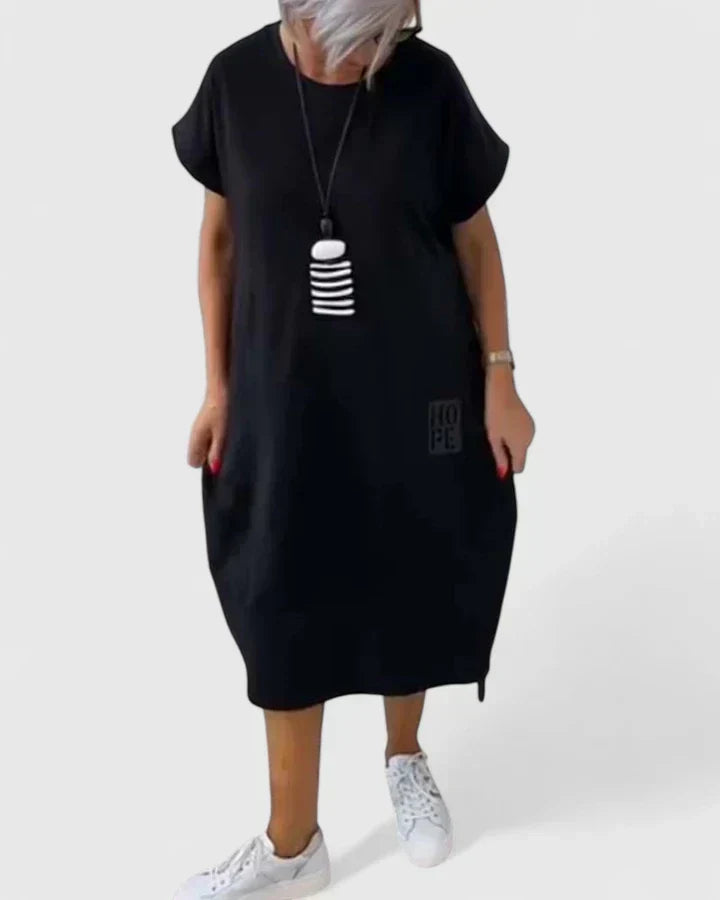 Moniek | Bequeme Midi-Kleid