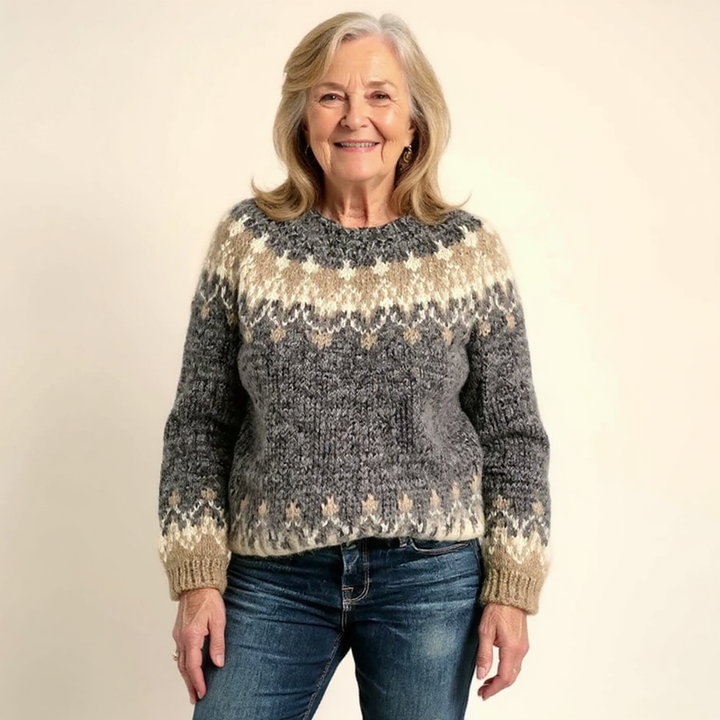 Klassischer Isländischer Wollpullover