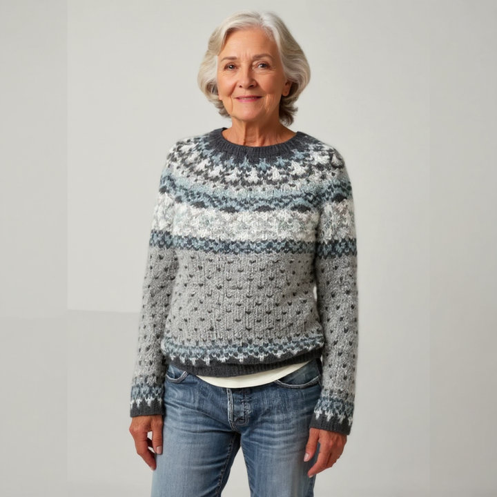 Klassischer isländischer Wollpullover