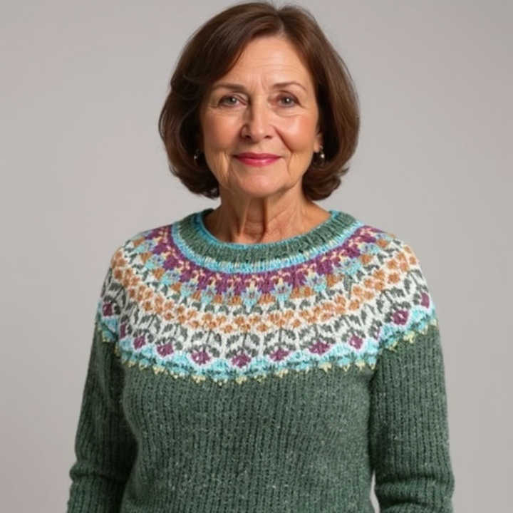Klassischer isländischer Wollpullover
