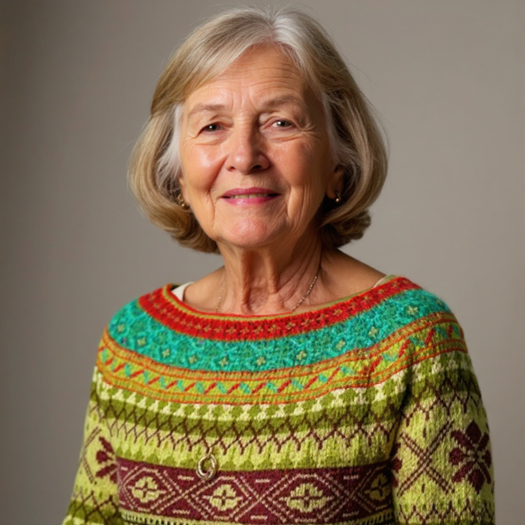 Klassischer isländischer Wollpullover