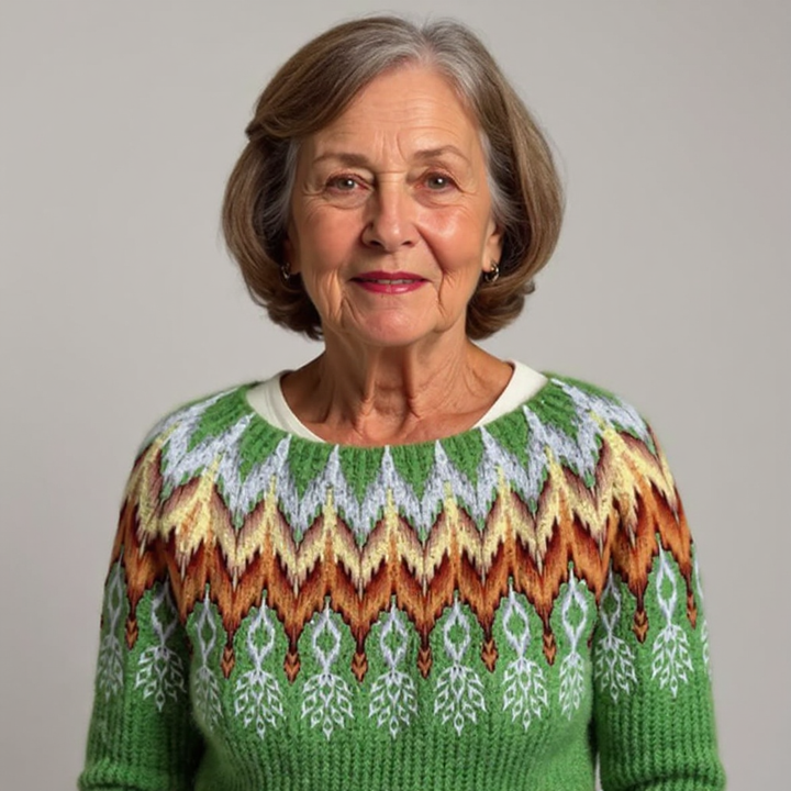 Klassischer isländischer Wollpullover