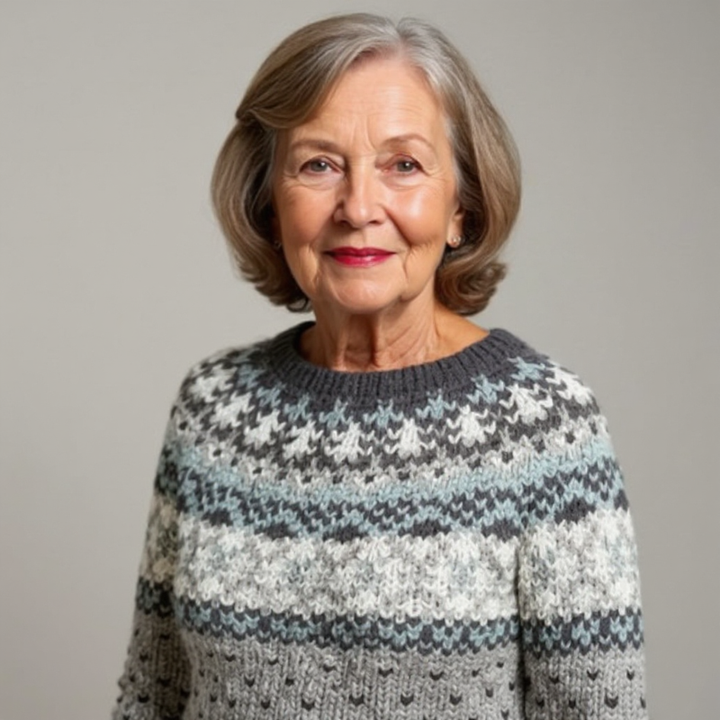 Klassischer isländischer Wollpullover