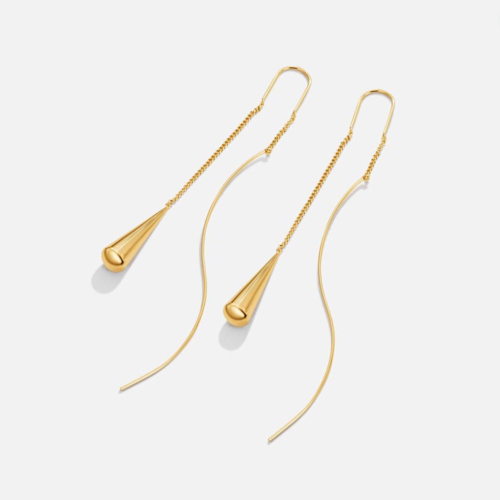 Félicie – Goldene Ohrringe mit kleinen Stecker