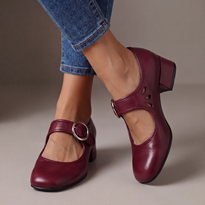 LOTTE | MARY JANES AUS WEICHEM LEDER