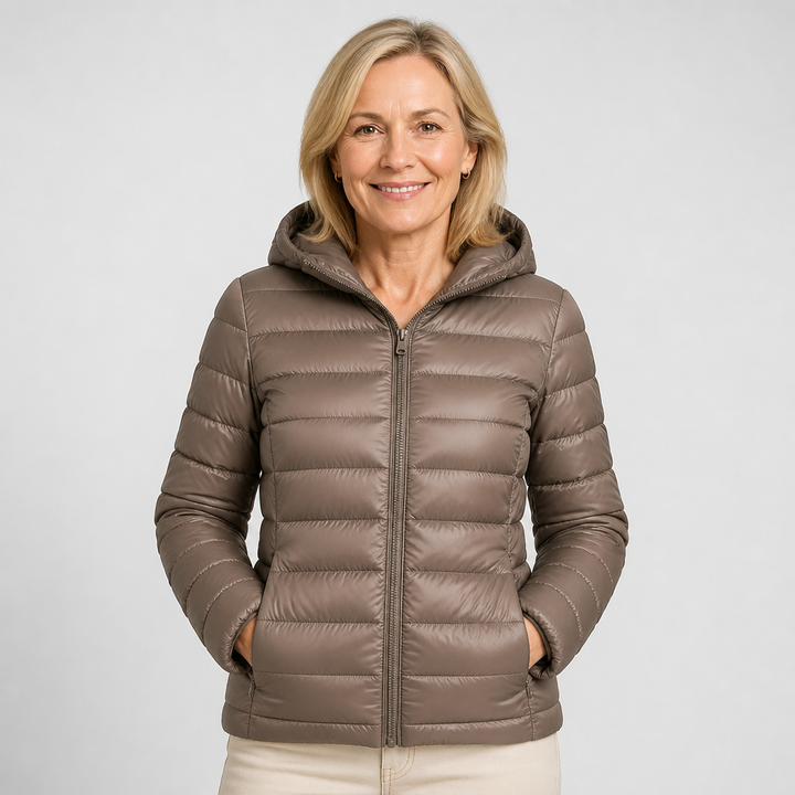 Ingrid | Übergangsjacke, champagner