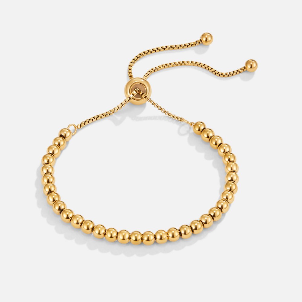 Adéla – Goldene Armband mit Nila-Perlen