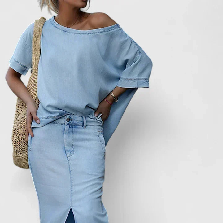 Lydia | Elegantes Maxi-Rock-Set