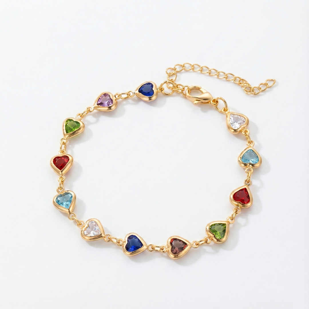 Einzigartiges herzförmiges Armband
