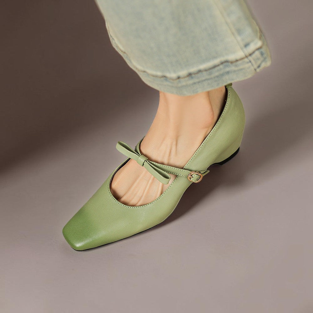 NOOR | ELEGANTE MARY JANES MIT SCHLEIFE