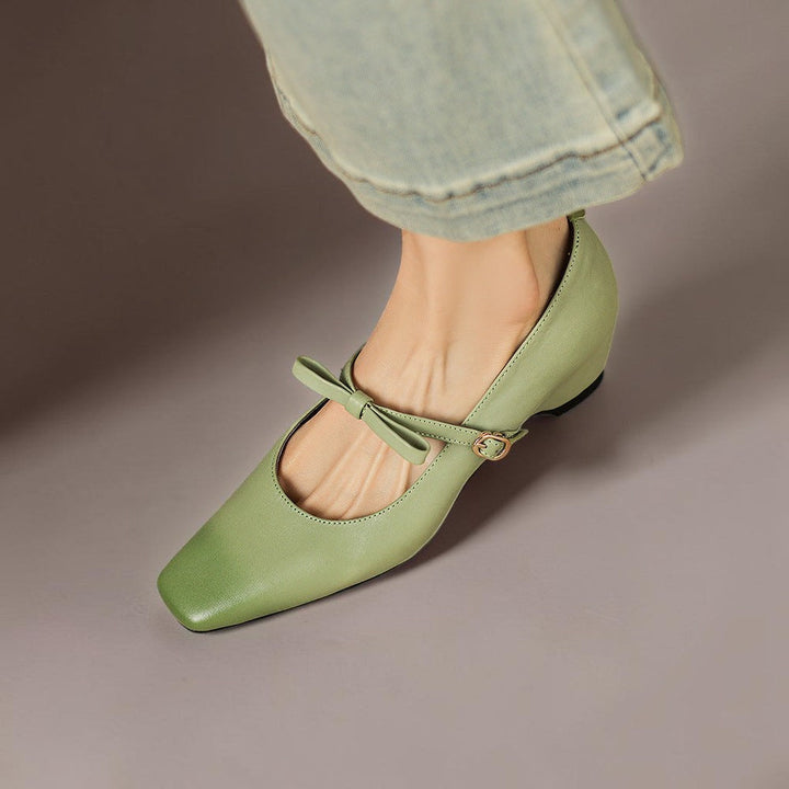 NOOR | ELEGANTE MARY JANES MIT SCHLEIFE