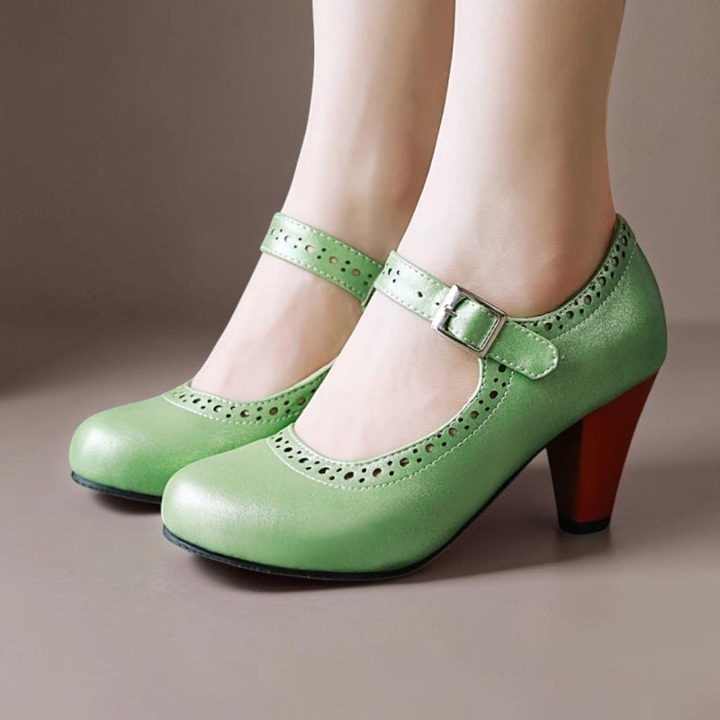 FLEUR | MARY JANES MIT VERSTELLBAREM ABSATZ