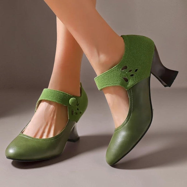 SASKIA | SUÈDE ANKLEBOOTIES MIT ABSATZ