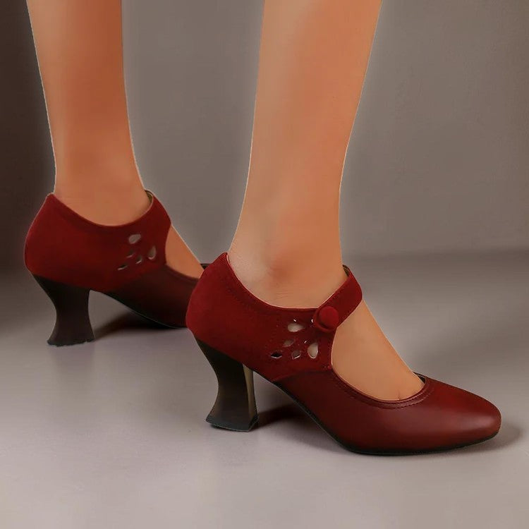 SASKIA | SUÈDE ANKLEBOOTIES MIT ABSATZ