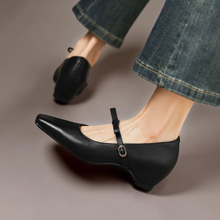 NOOR | ELEGANTE MARY JANES MIT SCHLEIFE