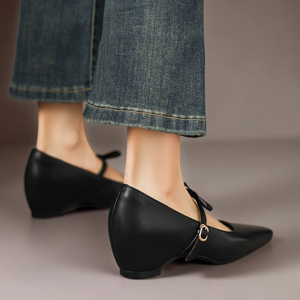 NOOR | ELEGANTE MARY JANES MIT SCHLEIFE