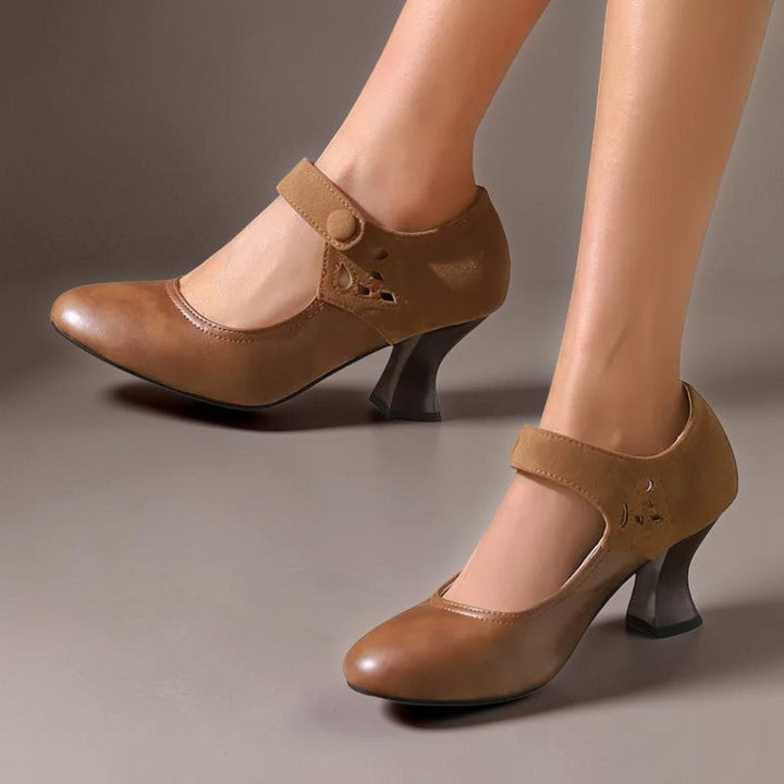 SASKIA | SUÈDE ANKLEBOOTIES MIT ABSATZ