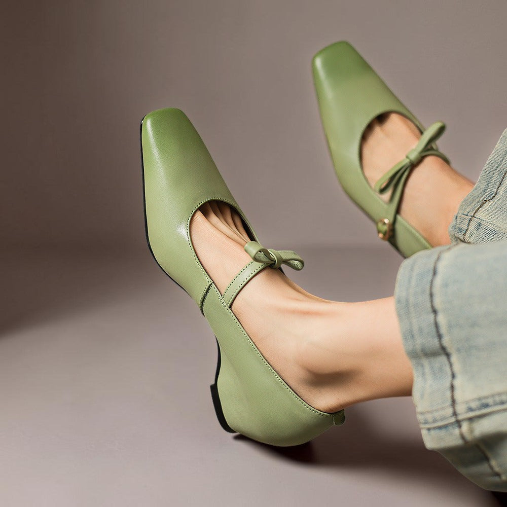 NOOR | ELEGANTE MARY JANES MIT SCHLEIFE