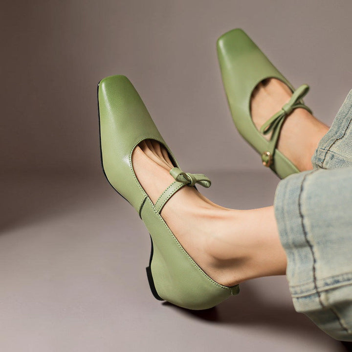NOOR | ELEGANTE MARY JANES MIT SCHLEIFE