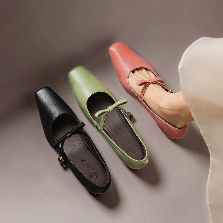 NOOR | ELEGANTE MARY JANES MIT SCHLEIFE