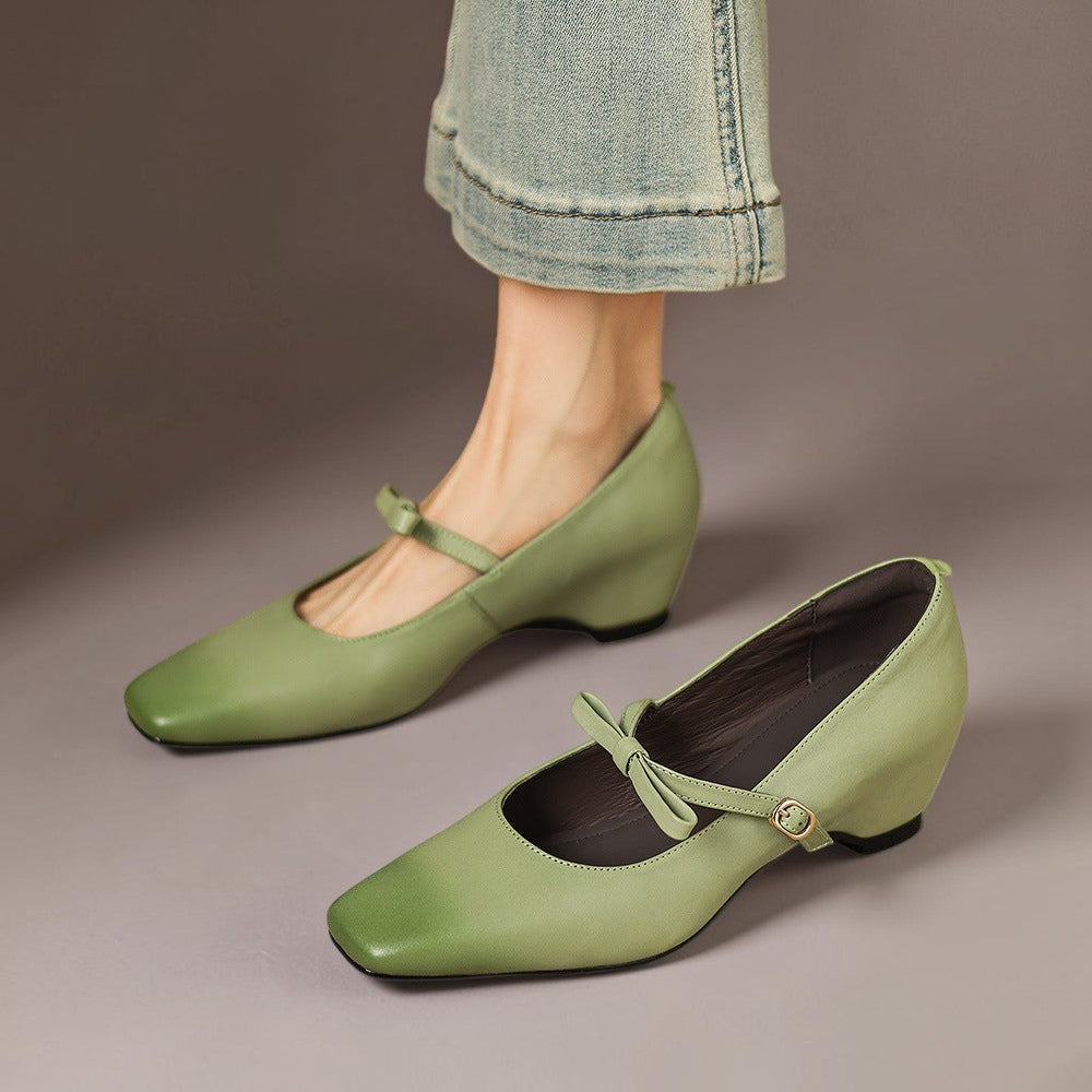 NOOR | ELEGANTE MARY JANES MIT SCHLEIFE