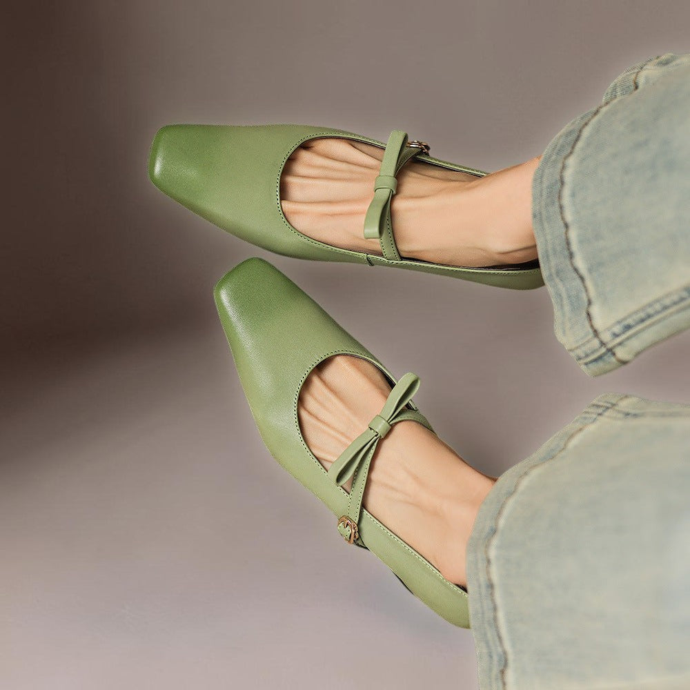 NOOR | ELEGANTE MARY JANES MIT SCHLEIFE