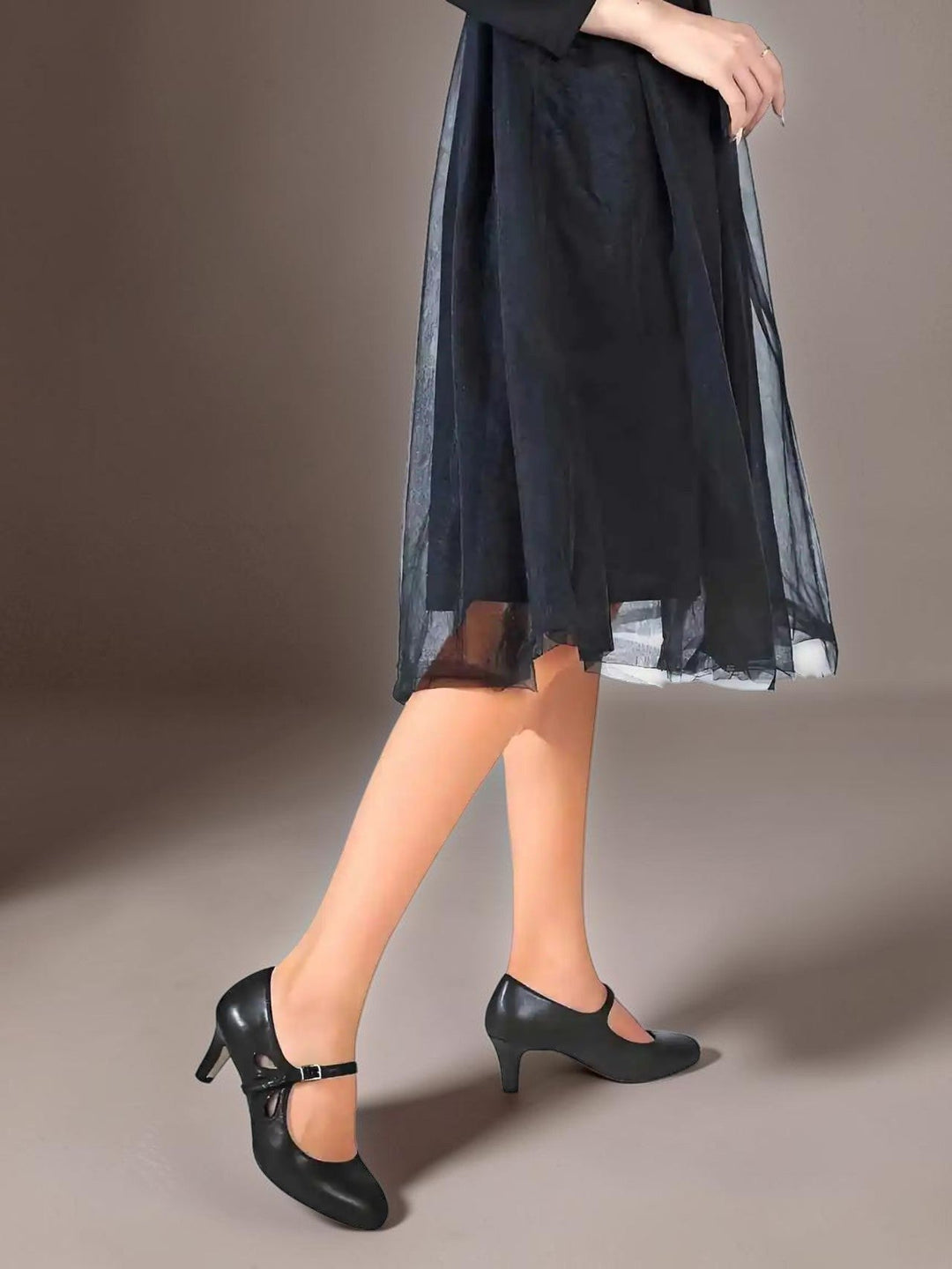 DELACROIX | Schwarze Pumps mit Geschlossener Spitze Sylvie