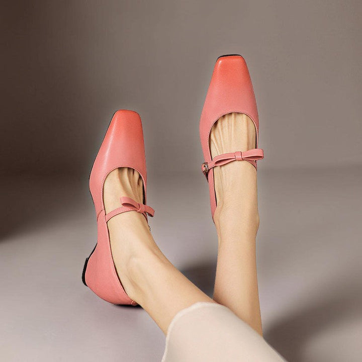 NOOR | ELEGANTE MARY JANES MIT SCHLEIFE